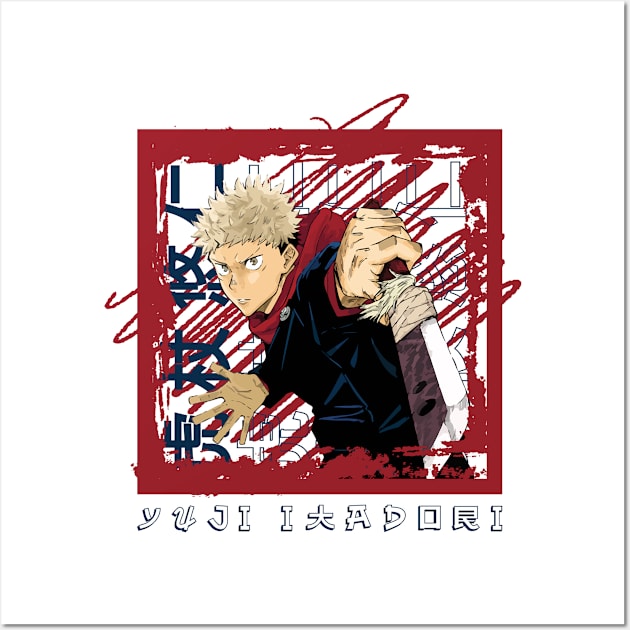 MANGA JUJUTSU KAISEN 0 YUJI T-SHIRT Wall Art by Huko